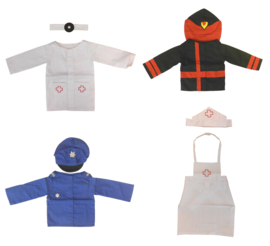 Grote Handpoppen met Verkleedkleding