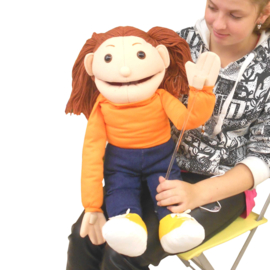 Grote Handpoppen met Verkleedkleding