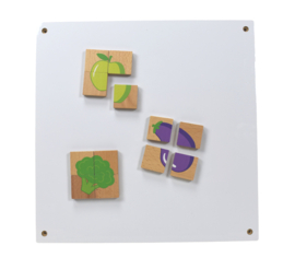 Magnetische Puzzel - Groente en Fruit