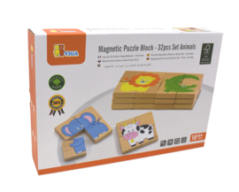 Magnetische Puzzel - Dieren