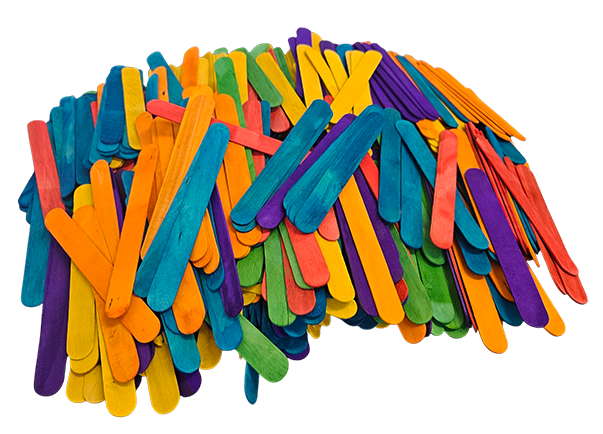 Grote Gekleurde IJsstokjes