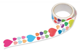 Rol met 870 Hartjes Stickers
