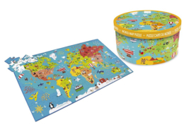 Puzzel WereldKaart