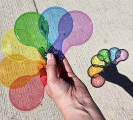 Transparante Kleuren Peddels