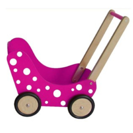 Poppenwagen Roze