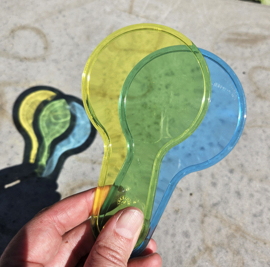 Transparante Kleuren Peddels