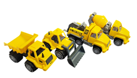 4 Plasto Bouwvoertuigen