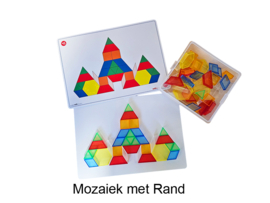 Transparante Mozaiek met Rand