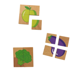 Magnetische Puzzel - Groente en Fruit