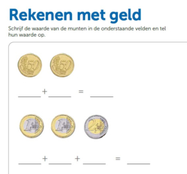 Werkblad Rekenen met Geld