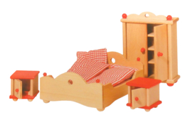 Poppenhuis Slaapkamer Luxe Goki