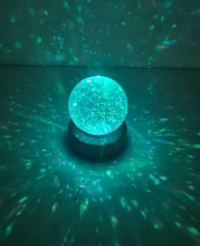 Glitterbol met Licht