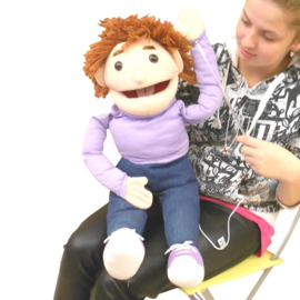 Grote Handpoppen met Verkleedkleding