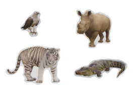 Wilde-Dieren Stickers