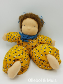 Soft doll Slappe Lijs  ocher yellow brown hair