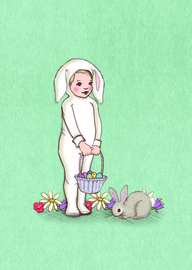 Belle & Boo ansichtkaart Easter Bunny