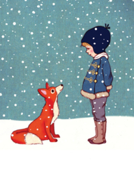 Belle & Boo ansichtkaart Mr Fox