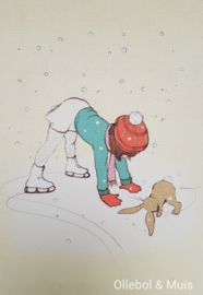 Belle & Boo ansichtkaart Figure Skating