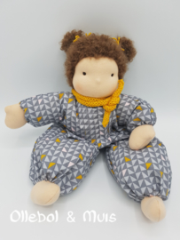 Waldorf cloth doll, soft cotton body