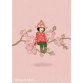 Belle & Boo ansichtkaart Cherry Blossom