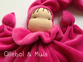 Fuchsia butterfly doll