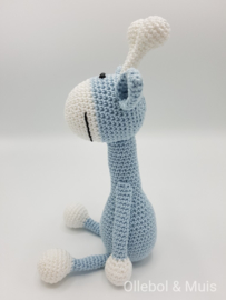 Crochet giraf ice-blue