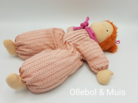 Soft doll Slappe Lijs pink red hair