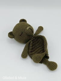 Harry the Bear lovey gehaakte slaapknuffel
