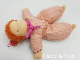 Soft doll Slappe Lijs pink red hair