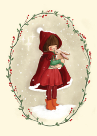 Ansichtkaart Belle & Boo Christmas Cuddle