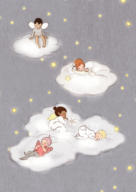 Belle & Boo  postcard Sleeping Fairies