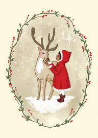 Ansichtkaart Belle & Boo Deer Hugs