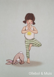 Belle & Boo Postkarte Tree Pose