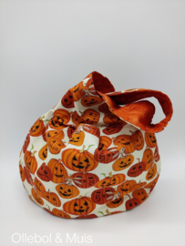 Knot Bag Pumpkin or Halloween Ditsy