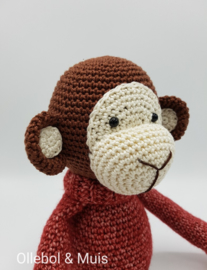 Crocheted monkey