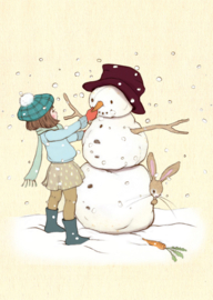 Belle & Boo ansichtkaart Snowman