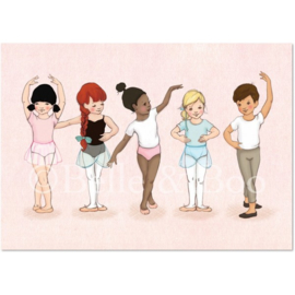 Belle & Boo Postkarte Little Dancers