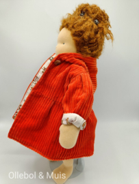 Poppenjas en poppenjurk 35-42 cm pop