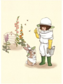 Belle & Boo ansichtkaart Bee Keeper