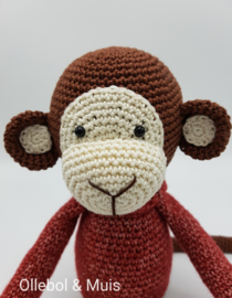 Crocheted monkey