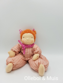 Soft doll Slappe Lijs pink red hair