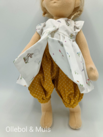 Doll dress with bloomer