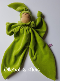 Green butterfly doll