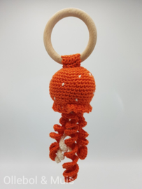 Rattle / teether orange