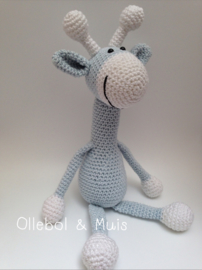 Crochet giraf baby blue