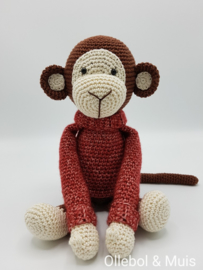 Crocheted monkey