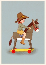 Belle & Boo postcard Donkey