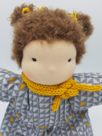 Waldorf cloth doll, soft cotton body