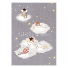 Belle & Boo  postcard Sleeping Fairies