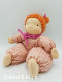 Soft doll Slappe Lijs pink red hair